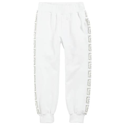 versace white pants flow women|Versace sweatpants.